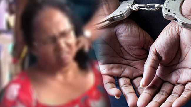 பெண்ணின் தலைமுடியை வெட்டி சித்திரவதை